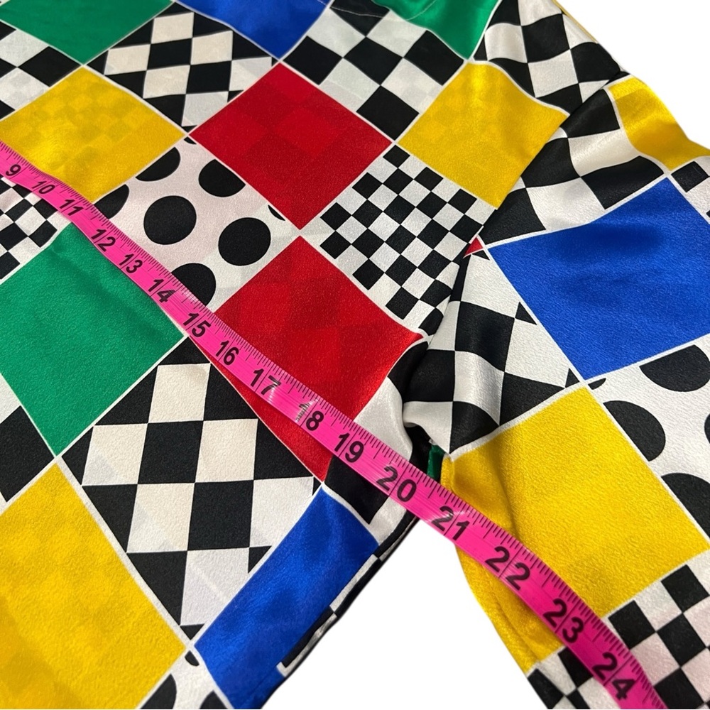 🏁S.L.B. Mixed Print top - Picture 4 of 11